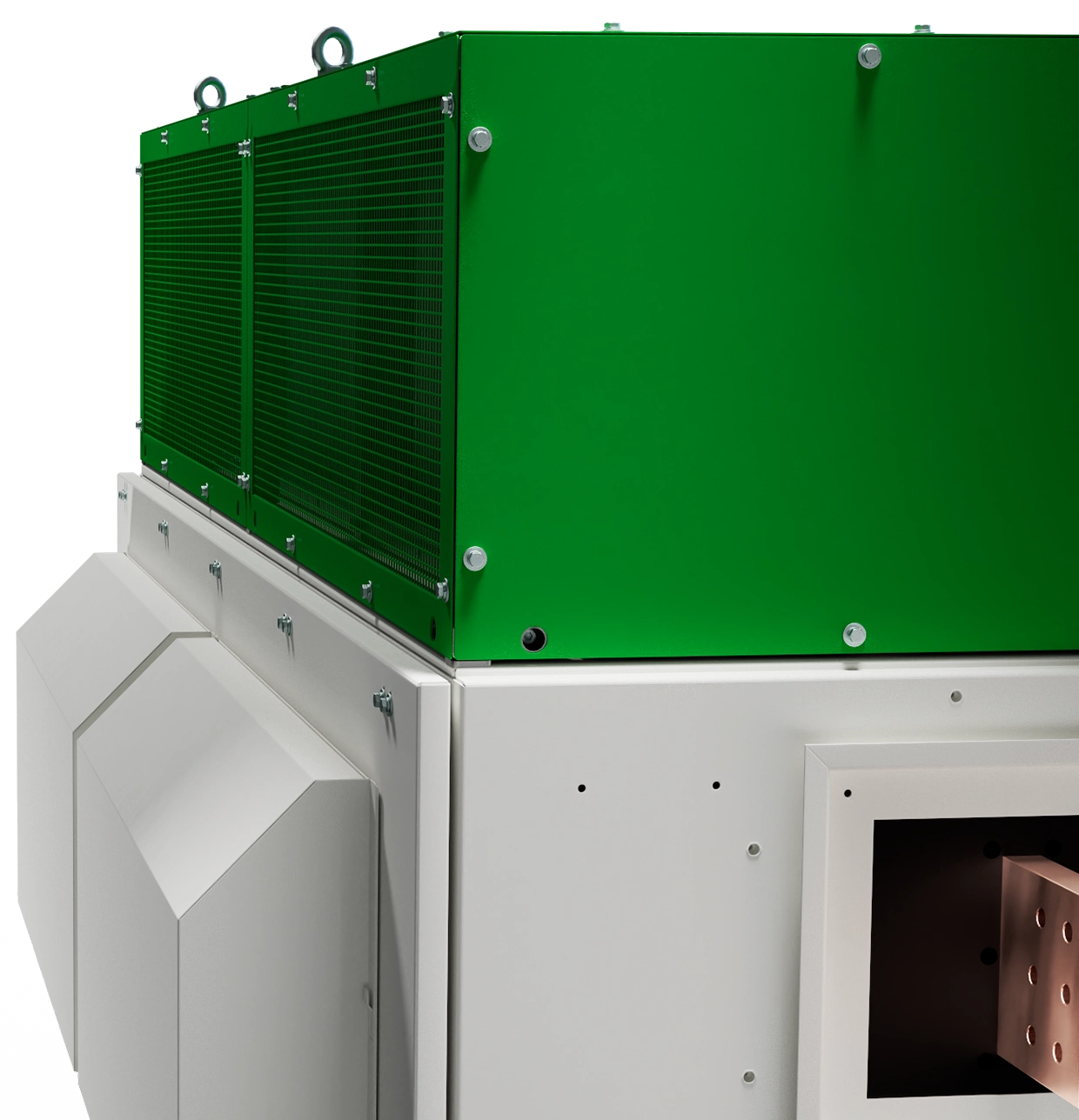 UniQube modular converter installed outdoors