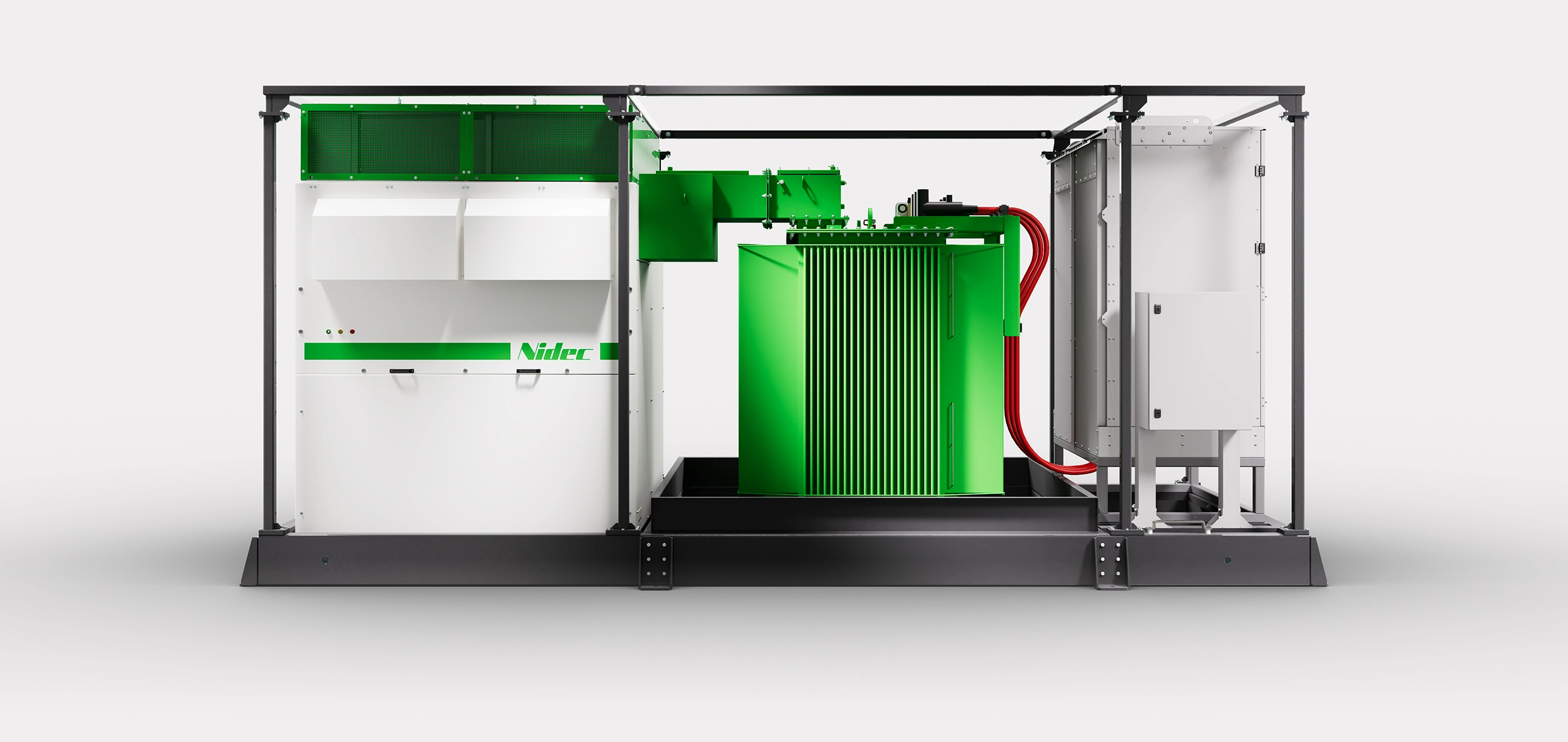 Power Unit wireframe view